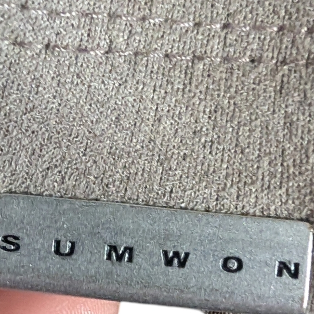 SUMWON Oversized Neutral Tee | Taupe Minimalist Boxy Fit | Streetwear Size XXL - Picture 6 of 8